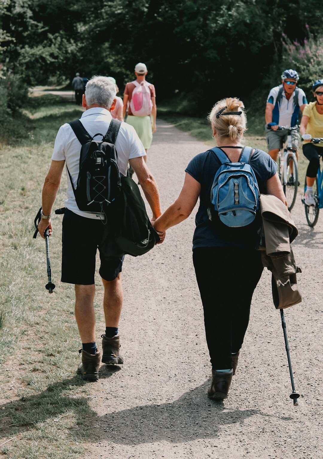 seniors exercising outdoors
