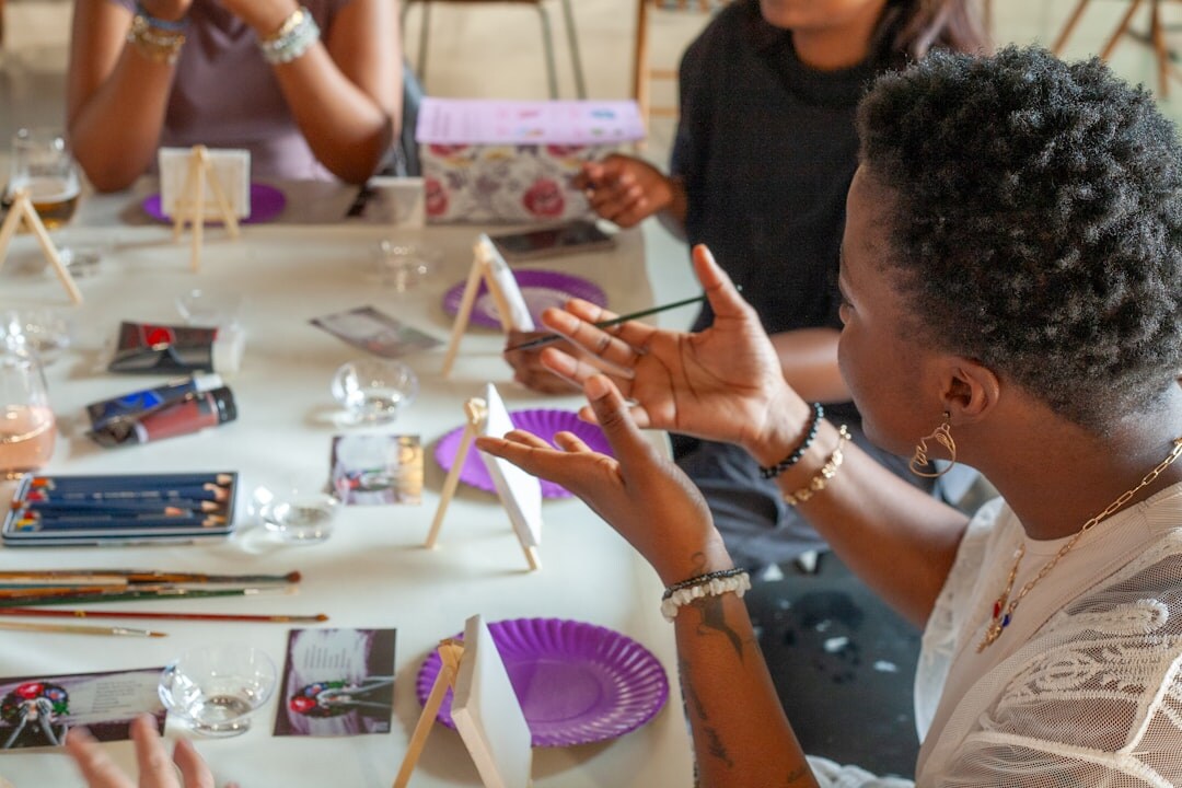 seniors in creative workshop