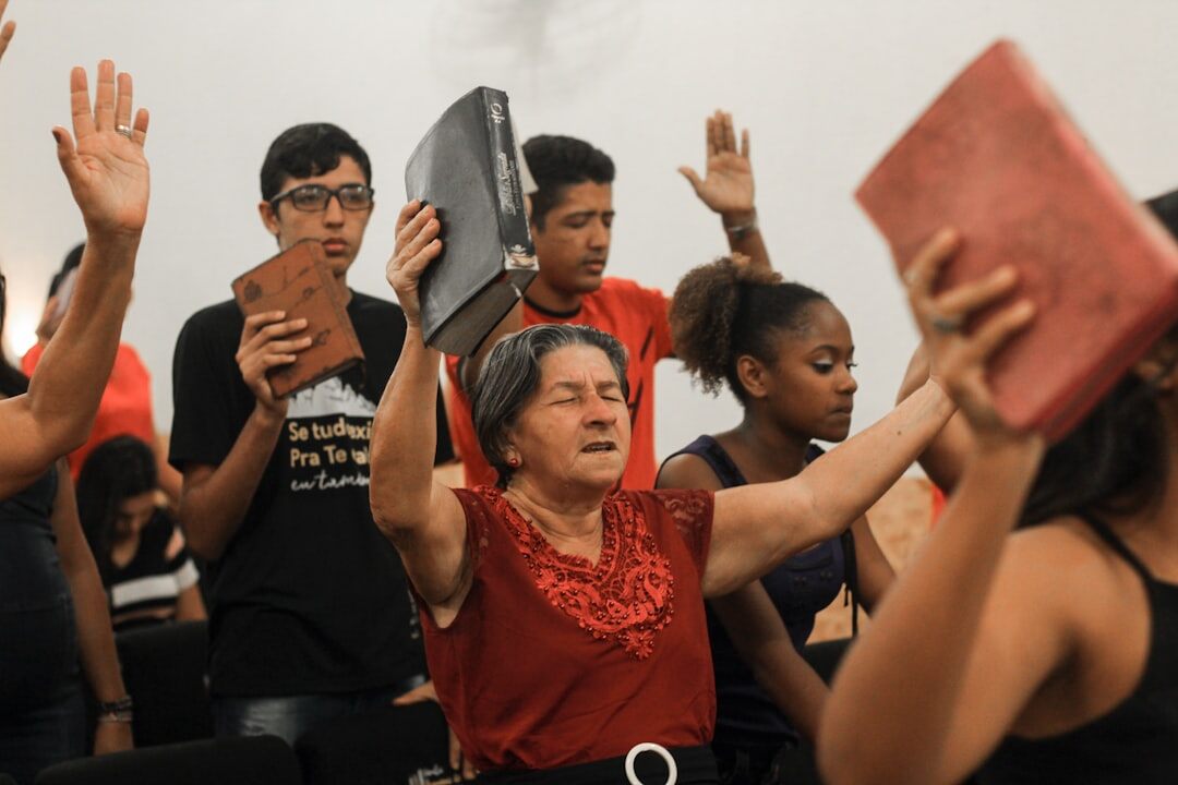 Croatian seniors rehearsing together in a community choir